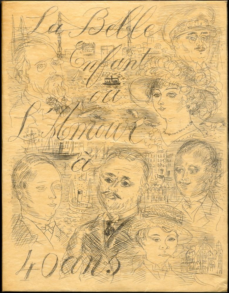 Libro Illustrato Dufy - Eugène Montfort: LA BELLE ENFANT OU L'AMOUR A QUARANTE ANS. 94 eaux-fortes originales de Raoul Dufy (1930). Exemplaire sur Japon nacré.