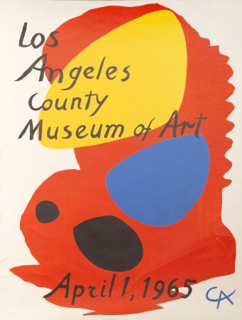 Litografia Calder - Exhibition Poster: Los Angeles County Museum of Art
