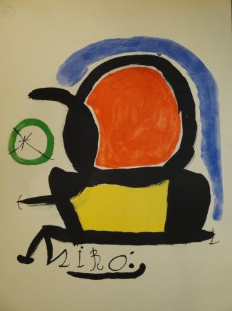 Litografia Miró - Exhibition 