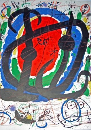 Litografia Miró - Exhibition XXII Salon de Mai 
