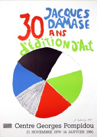 Litografia Delaunay - Expo J Damasse 30 Ans d'Edition d'Art