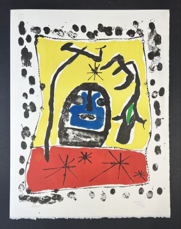 Litografia Miró - Exposiciòn à la Galerie Matarasso