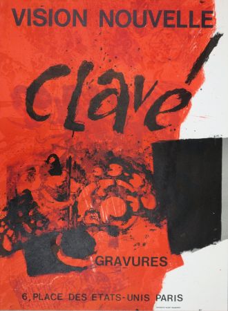 Litografia Clavé - Exposition 1972 (gravures)