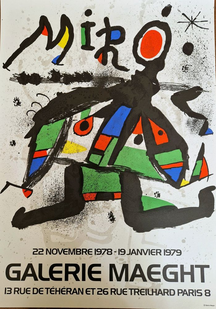 Manifesti Miró - Exposition a la Galerie Maeght 1978