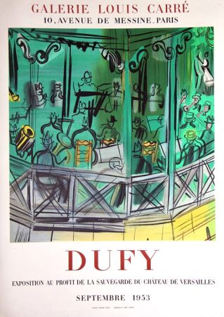 Litografia Dufy - Exposition au Profit de la Sauvegarde du Chateau de Versailles