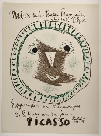 Litografia Picasso - Exposition de Céramiques