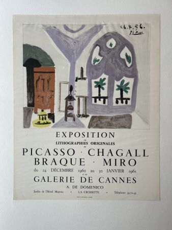 Litografia Picasso - EXPOSITION GALERIE DES CANNES