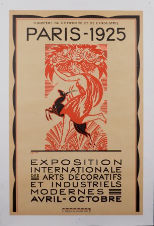 Litografia Bonfils - Exposition Internationale des Arts Décoratifs et industriels modernes, 1925