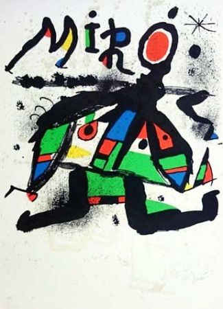Litografia Miró - Exposition Maeght