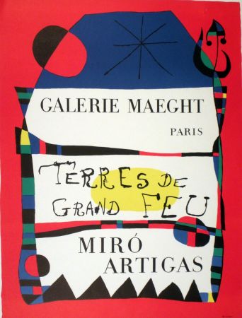 Litografia Miró - Exposition 