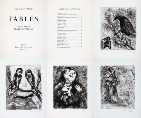 Acquaforte Chagall - Fables