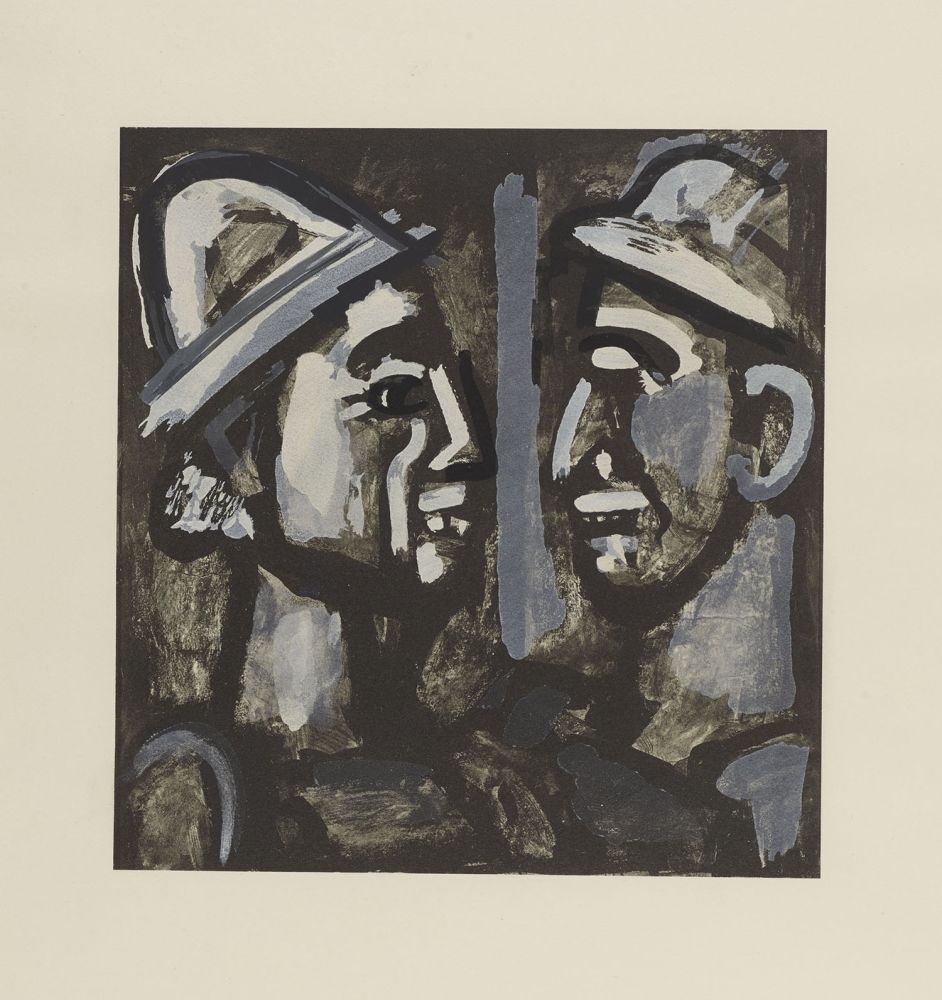 Litografia Rouault - FACE A FACE, 1933 