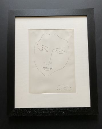 Litografia Matisse - Facing Woman 