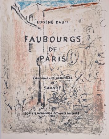 Litografia Savary - Faubourgs de Paris