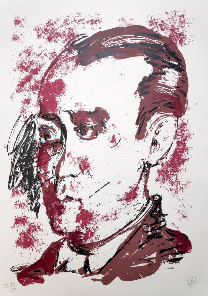 Serigrafia Lüpertz - Federico Garcia Lorca