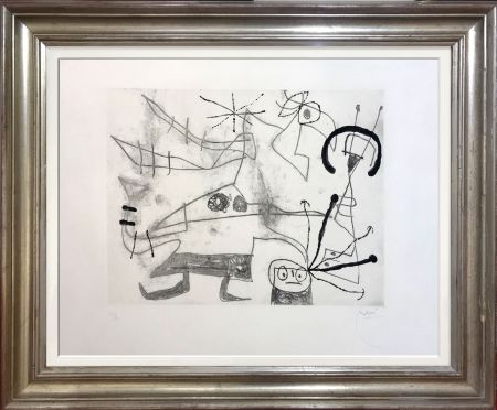 Acquatinta Miró - Femme-Oiseau I