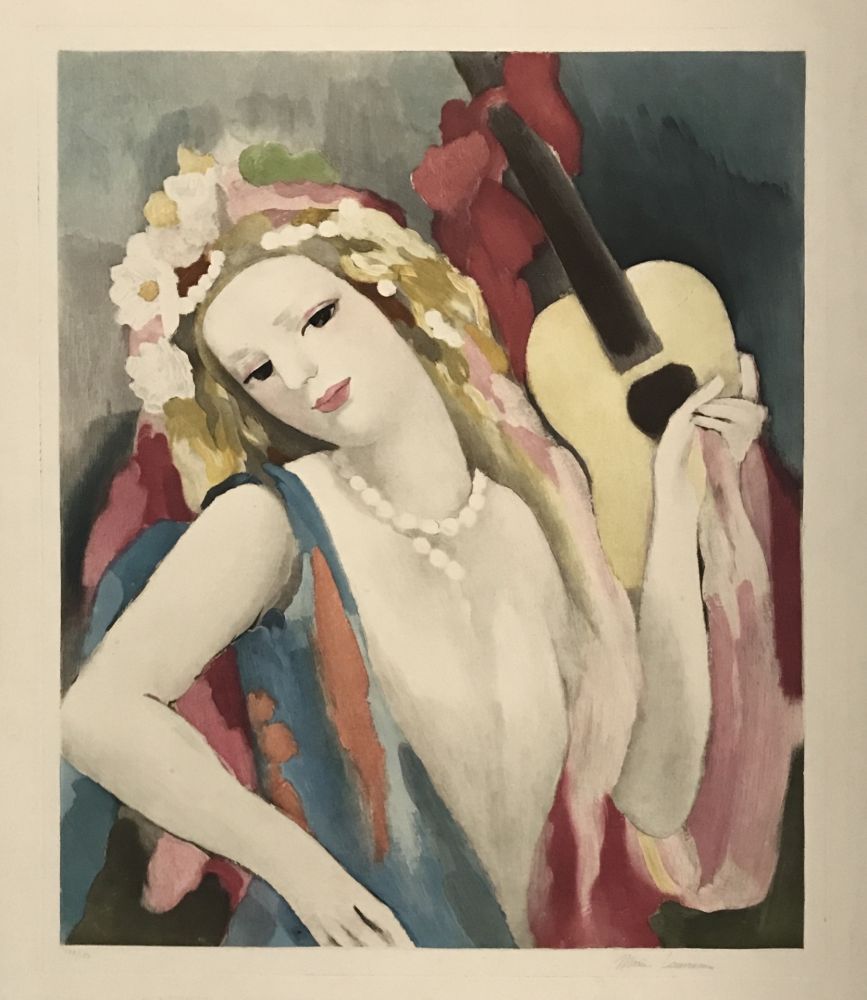 Acquaforte E Acquatinta Laurencin - Femme a la Guitare