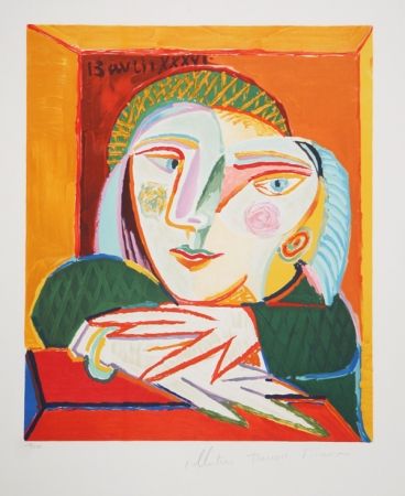 Litografia Picasso - Femme Accoudee A Sa Fenetre