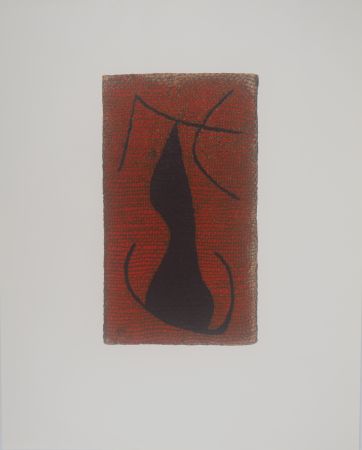 Litografia Miró - Femme allongée