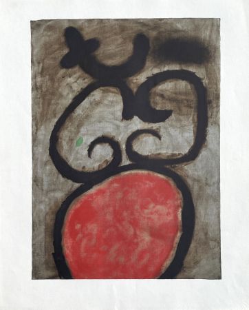 Litografia Miró (After) - Femme assise I