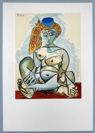 Litografia Picasso - Femme au Bonnet 
