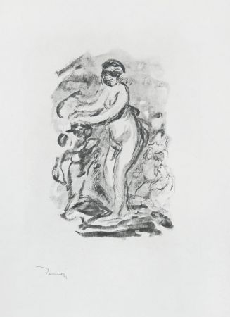 Non Tecnico Renoir - Femme au cep de vigne, I Variante (Woman by the Grapevine, First Variant)