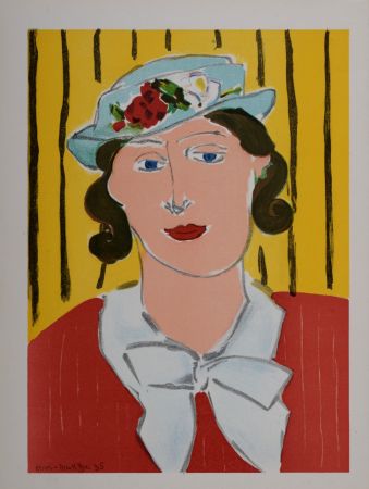 Litografia Matisse - Femme au chapeau, 1939
