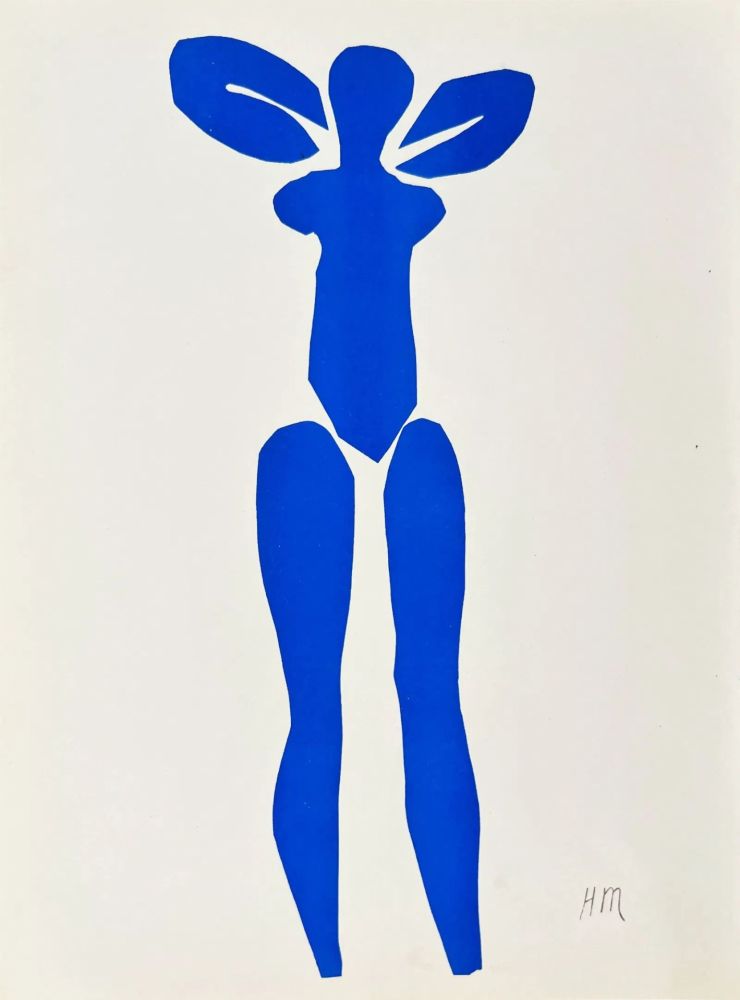 Litografia Matisse - Femme Bleue