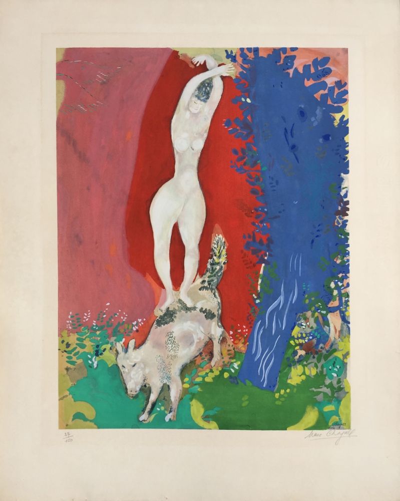Litografia Chagall - Femme de Cirque (Circus Woman)