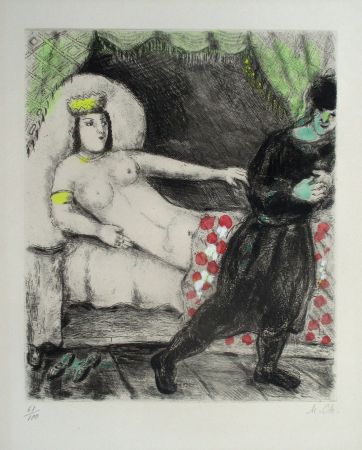 Incisione Chagall - Femme de Pothiphar