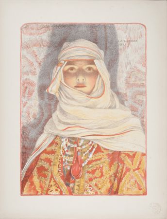 Litografia Girardot - Femme du Riff, 1897