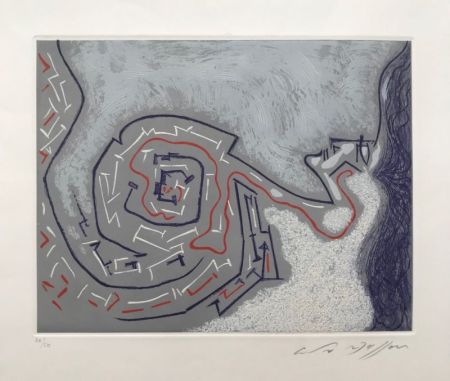 Incisione Masson - Femme enceinte 
