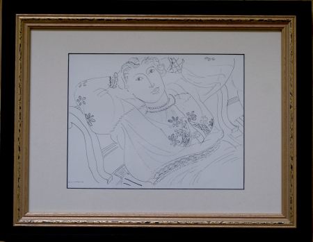 Offset Matisse - Femme sur chaise longue