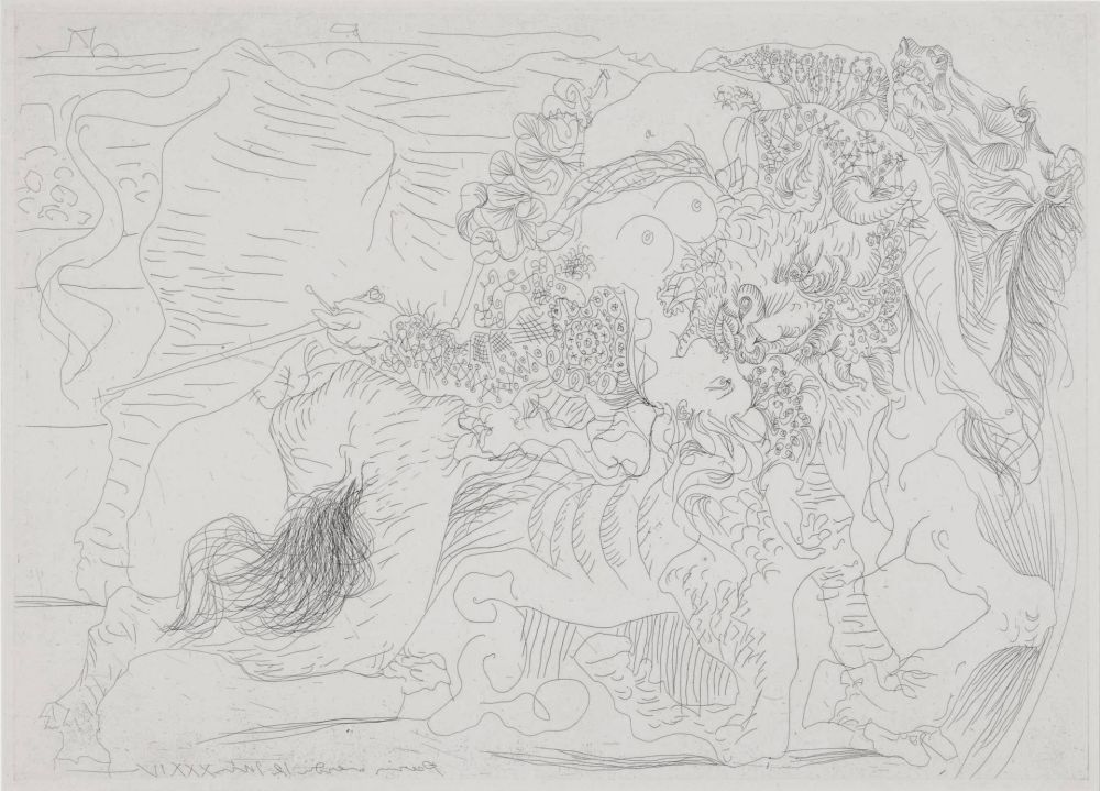 Acquaforte Picasso - Femme Torero I