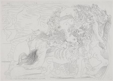 Acquaforte Picasso - Femme Torero I