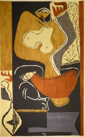 Litografia Le Corbusier - Femme à la main levée