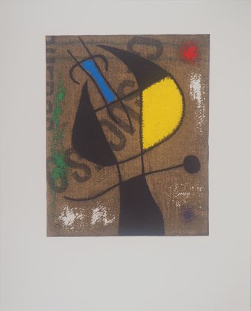 Litografia Miró - Femme à la victoire