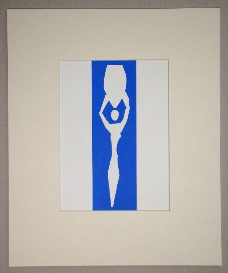 Litografia Matisse (After) - Femme à l'amphore - 1952