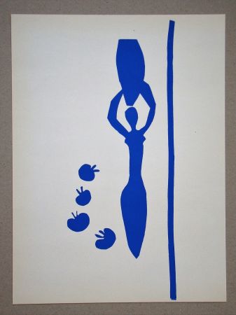 Litografia Matisse (After) - Femme à l'amphore et grenades- 1953