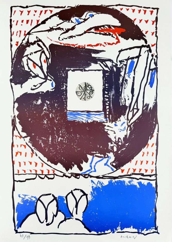 Litografia Alechinsky -  Fenêtres