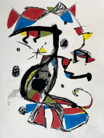 Litografia Miró - Festa Major 