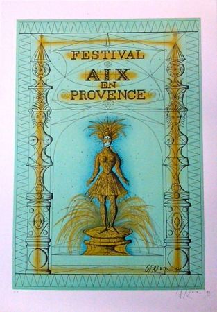 Litografia Carzou - Festival Aix en Provence