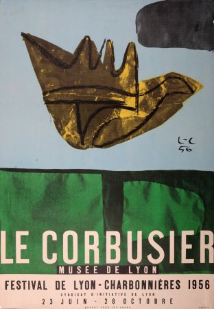 Litografia Le Corbusier - Festival de Lyon - Charbonnières, Musée de Lyon