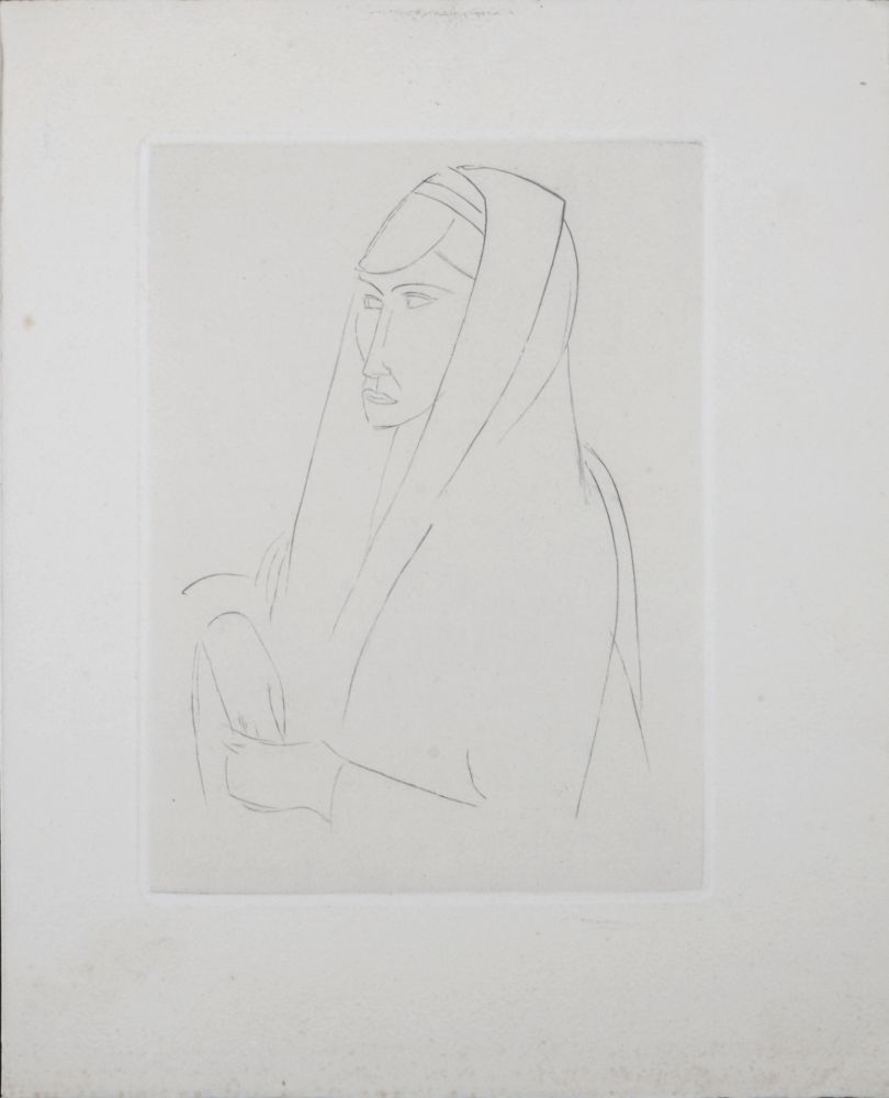 Litografia Derain - Figure, 1947