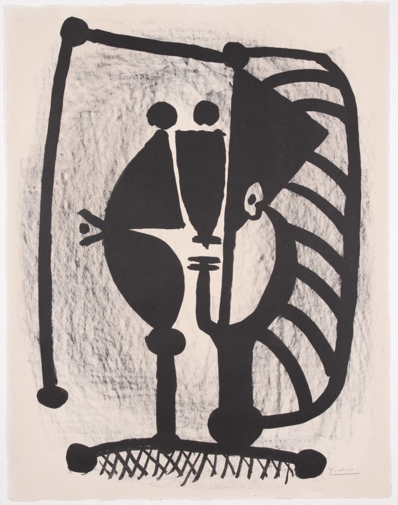 Litografia Picasso - Figure, 1948