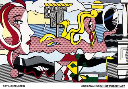 Manifesti Lichtenstein - Figures in Landscape