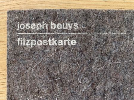 Serigrafia Beuys - Filzpostkarte