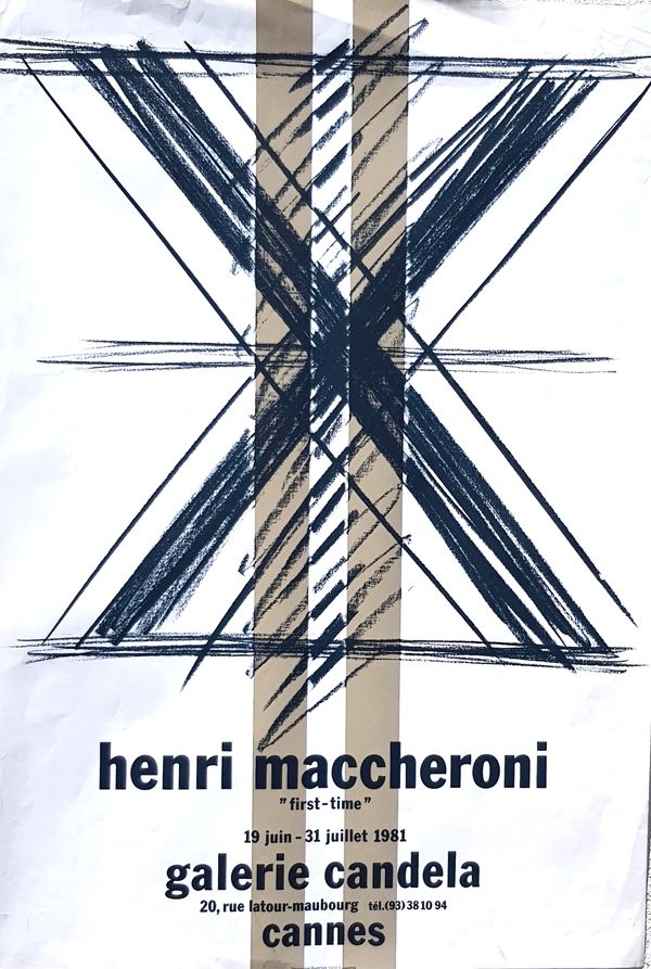 Litografia Maccheroni - First Time  Galerie Candela Cannes