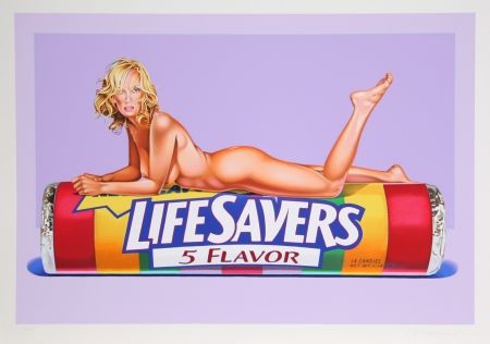 Litografia Ramos - Five Flavor Funny (Uma Thurman)