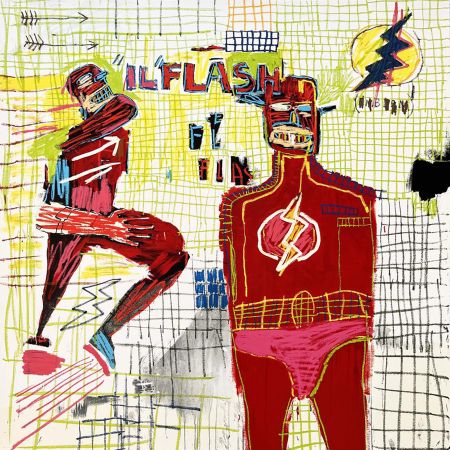 Serigrafia Basquiat - Flash in Naples